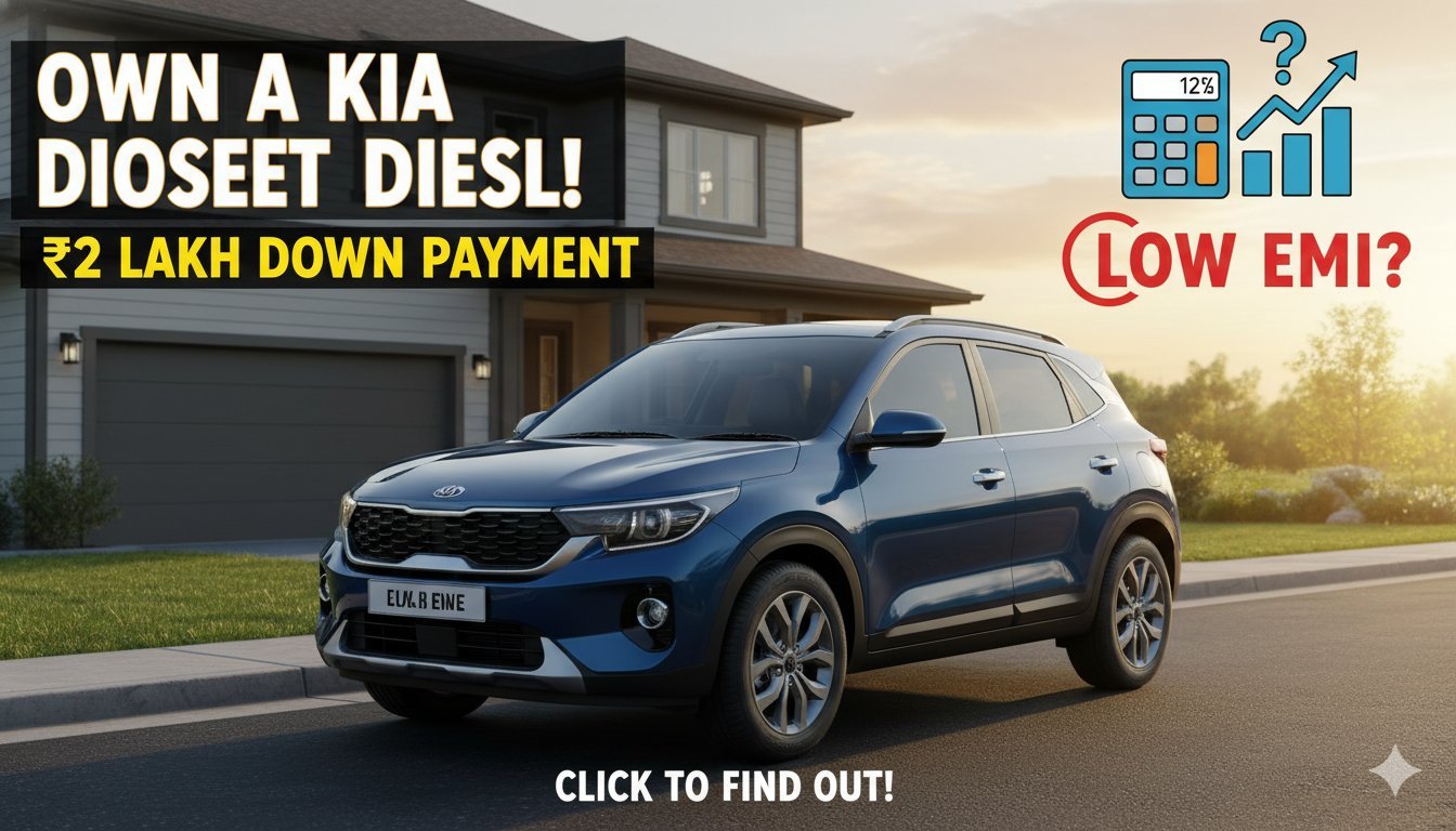 Kia Sonet Diesel SUV फ्रंट व्यू