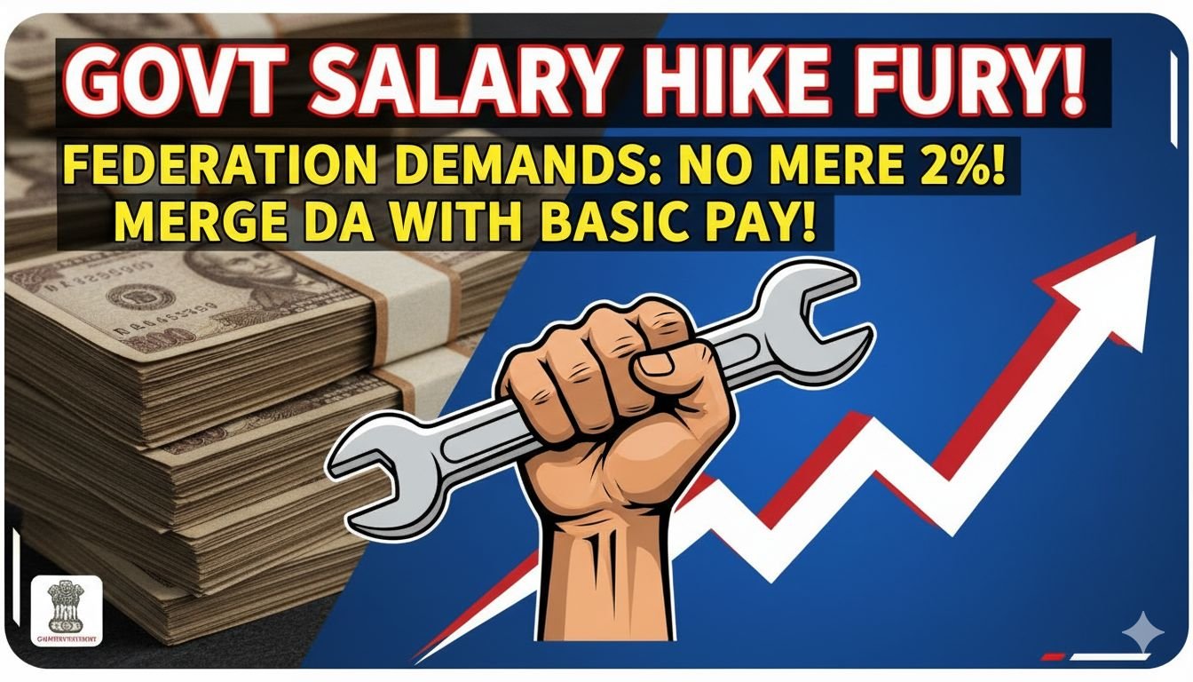 केंद्रीय कर्मचारी फेडरेशन की DA मर्ज मांग पर बैठक की तस्वीर