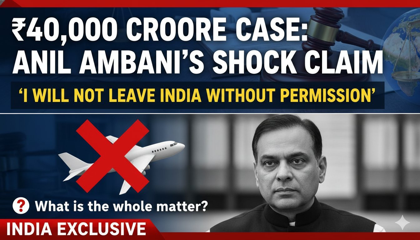 Alt Text for featured image : अनिल अंबानी सुप्रीम कोर्ट में ₹40,000 करोड़ बैंक फ्रॉड केस के हलफनामे के साथ