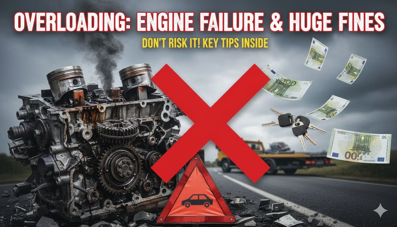 कार में ओवरलोडिंग के कारण इंजन और सस्पेंशन को नुकसान पहुंचता है, सुरक्षित ड्राइविंग के लिए वजन सीमा का पालन करें