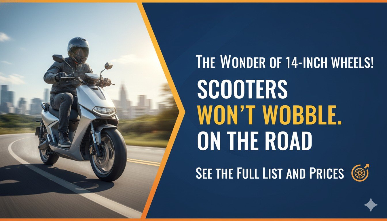 14 इंच बड़े पहियों वाले इलेक्ट्रिक स्कूटर मॉडल्स की लिस्ट, भारतीय सड़कों पर स्थिर राइडिंग