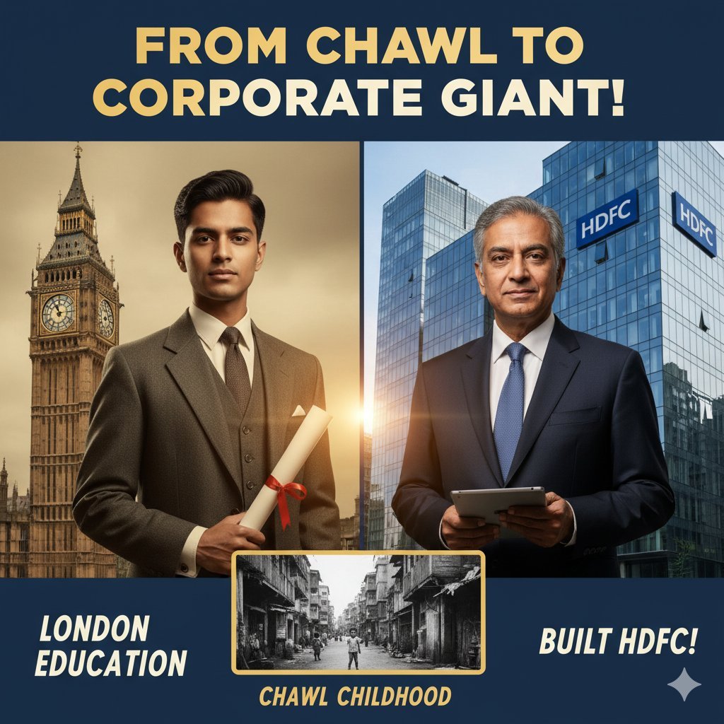 दीपक पारेख की प्रोफेशनल फोटो, HDFC के पूर्व चेयरमैन जो चॉल से शुरू कर भारत के बड़े फाइनेंशियल ग्रुप के निर्माता बने