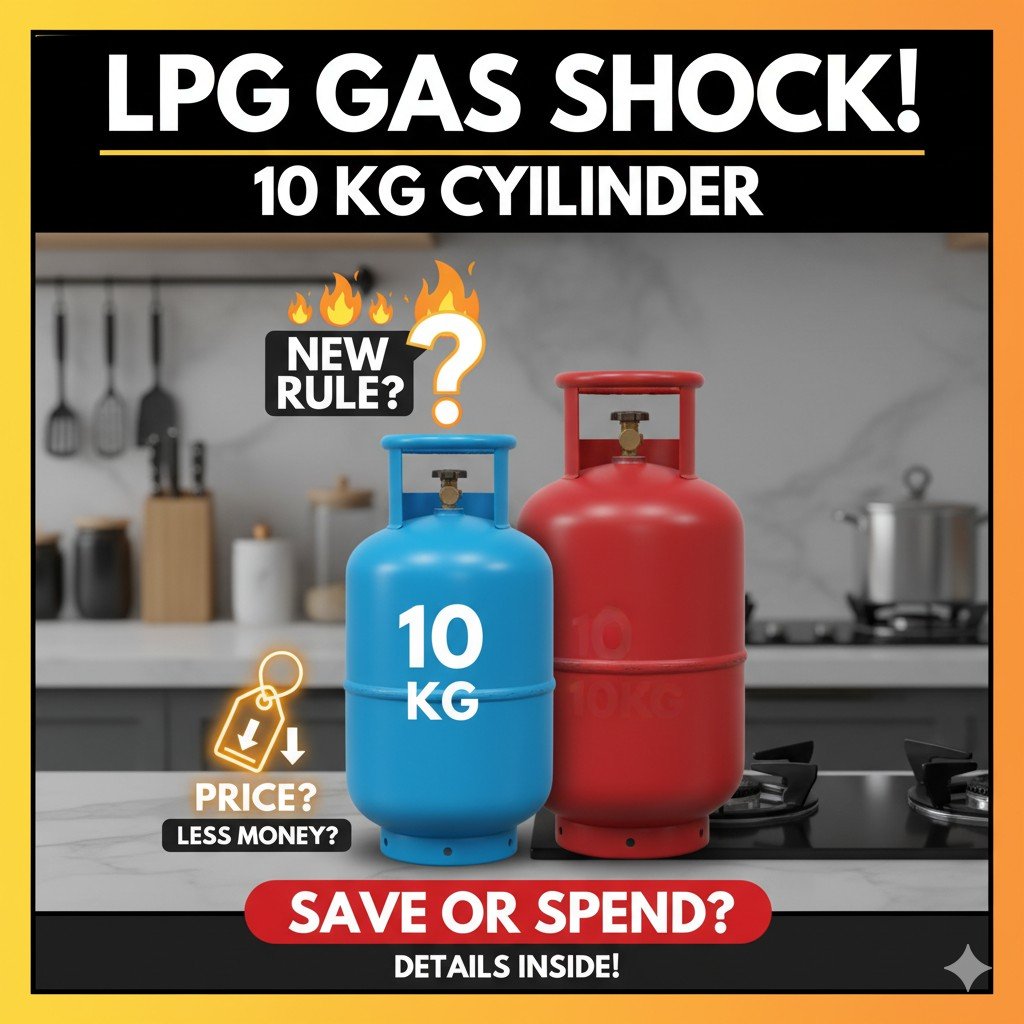 14.2 किलो LPG सिलिंडर की जगह 10 किलो गैस वाला सिलिंडर, भारत में रसोई गैस संकट